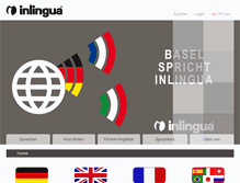 Tablet Screenshot of inlingua-basel.ch